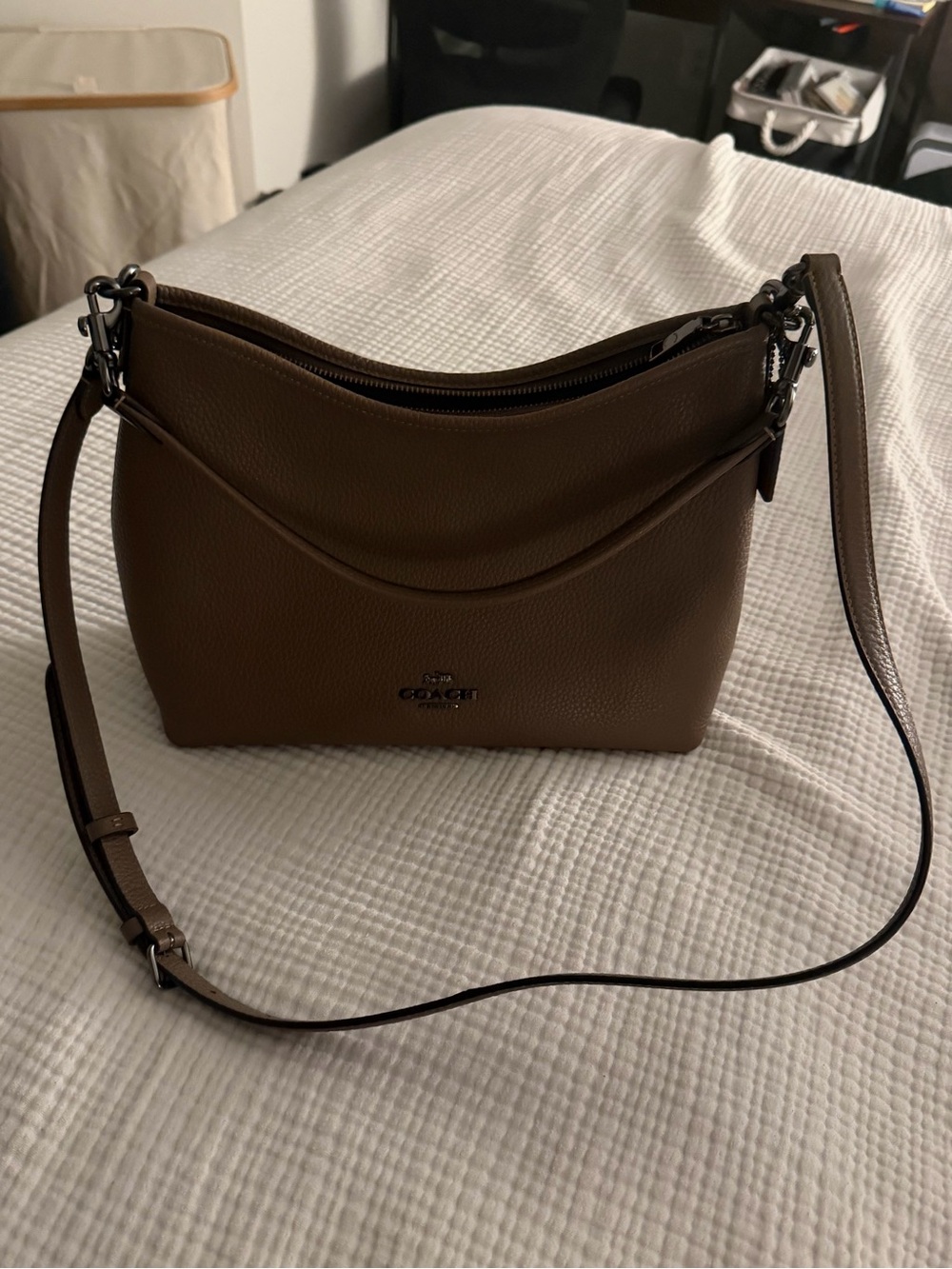 Coach Laurel Shoulder Bag in Taupe - Picture 8 of 8